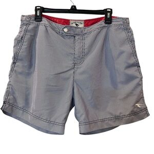 Ted Baker Men’s Swim Trunk Shorts Multi Striped Swimwear Mesh Lined Size 5 XL